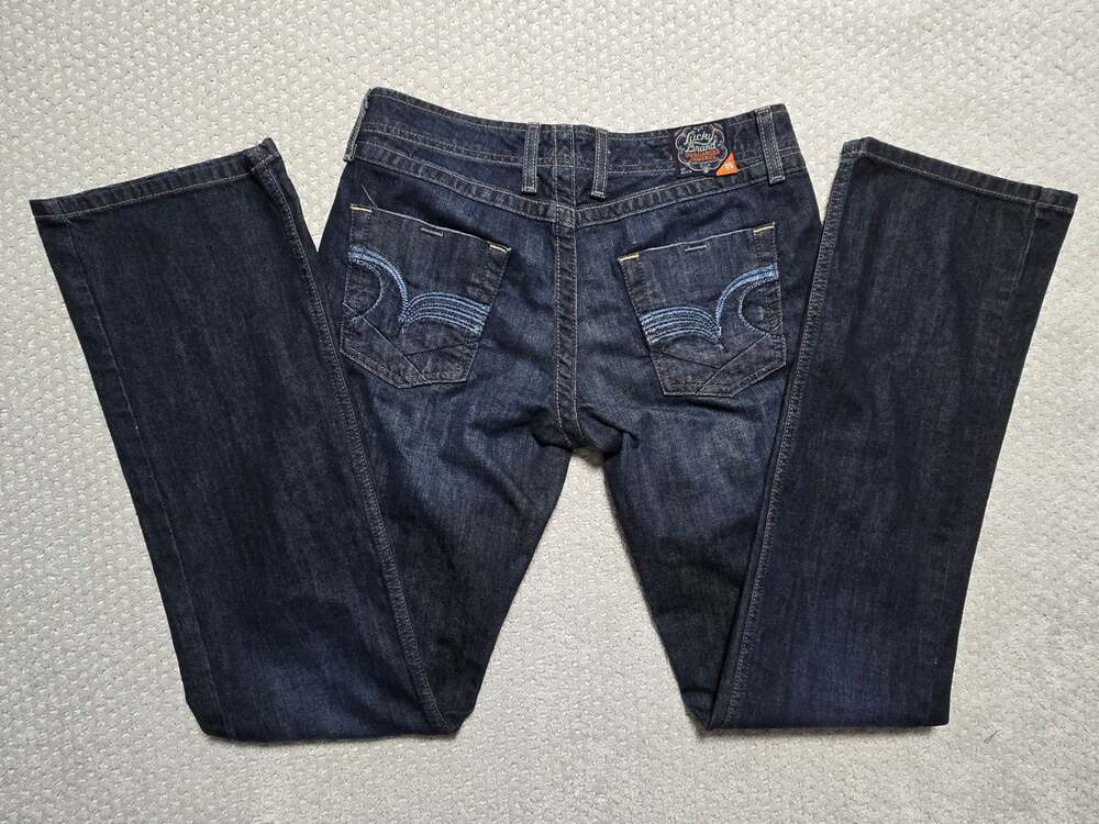 Lucky Brand Dungarees Dark Wash Denim Jeans Size 4/27